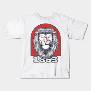 Lion Head Art Kids T-Shirt